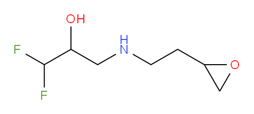 1,1-difluoro-3-((2-(oxiran-2-yl)ethyl)amino)propan-2-ol