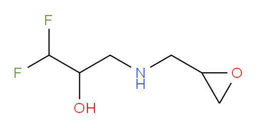 1,1-difluoro-3-((oxiran-2-ylmethyl)amino)propan-2-ol
