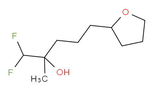 1,1-difluoro-2-methyl-5-(tetrahydrofuran-2-yl)pentan-2-ol