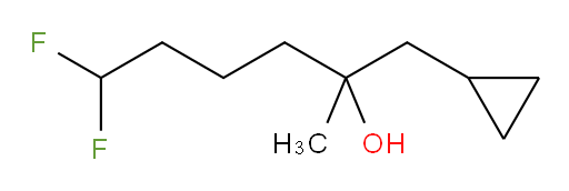 1-cyclopropyl-6,6-difluoro-2-methylhexan-2-ol