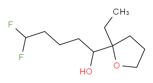 1-(2-ethyltetrahydrofuran-2-yl)-5,5-difluoropentan-1-ol