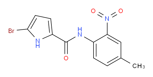 5-bromo-N-(4-methyl-2-nitrophenyl)-1H-pyrrole-2-carboxamide