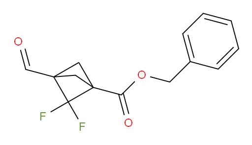 Phenylmethyl 2,2-difluoro-3-formyl-bicyclo[1.1.1]pentane-1-carboxylate