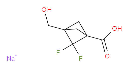 2,2-Difluoro-3-(hydroxymethyl)-bicyclo[1.1.1]pentane-1-carboxylic acid sodium salt