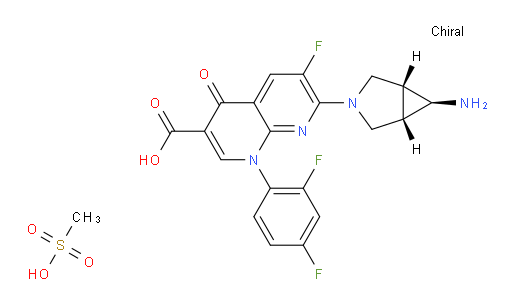 Trovafloxacin mesylate