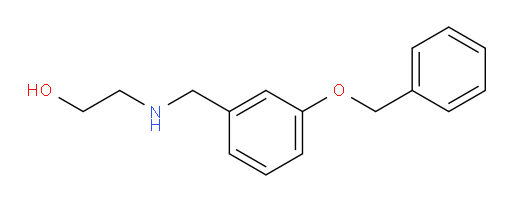 Ethanol, 2-[[[3-(phenylmethoxy)phenyl]methyl]amino]- (9CI, ACI)
