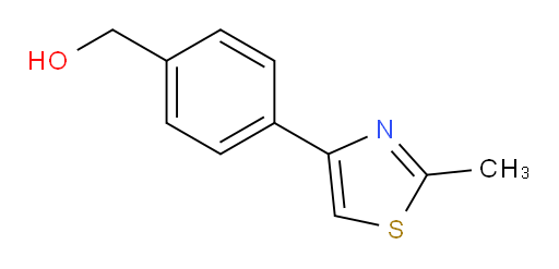 4-(2-Methyl-4-thiazolyl)benzenemethanol (ACI)