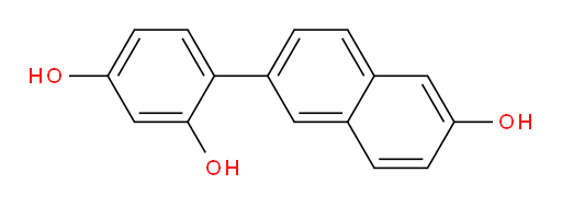 4-(6-Hydroxy-2-naphthalenyl)-1,3-benzenediol (ACI)