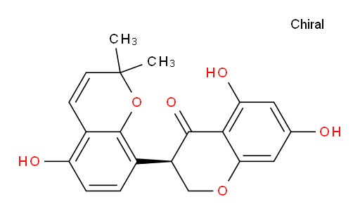 (3R)-5,5′,7-Trihydroxy-2′,2′-dimethyl[3,8′-bi-2H-1-benzopyran]-4(3H)-one (ACI)