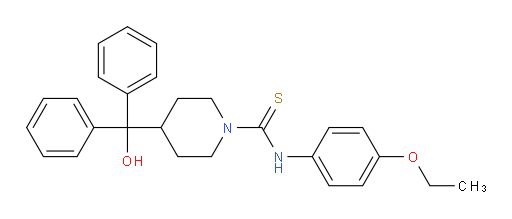 N-(4-Ethoxyphenyl)-4-(hydroxydiphenylmethyl)-1-piperidinecarbothioamide (ACI)