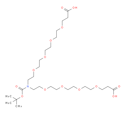 15-(1,1-Dimethylethyl) 3,6,9,12,18,21,24,27-octaoxa-15-azanonacosane-1,15,29-tricarboxylate (ACI)
