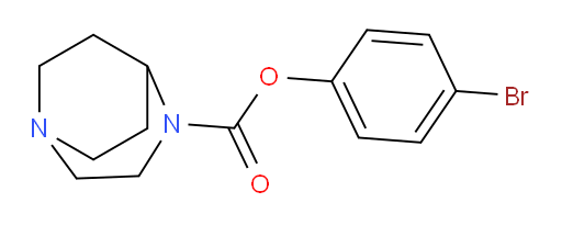 4-Bromophenyl 1,4-diazabicyclo[3.2.2]nonane-4-carboxylate (ACI)