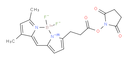 (T-4)-[1-[3-[5-[(3,5-Dimethyl-2H-pyrrol-2-ylidene-κN)methyl]-1H-pyrrol-2-yl-κN]-1-oxopropoxy]-2,5-pyrrolidinedionato]difluoroboron (ACI)