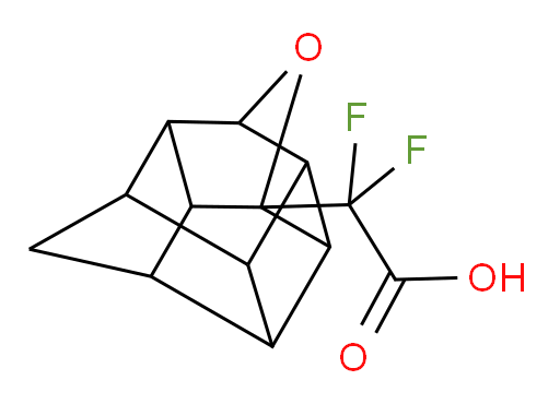 2,6,3,5-Ethanediylidene-2H-pentaleno[1,6-bc]furan-2-acetic acid, α,α-difluorooctahydro- (9CI)