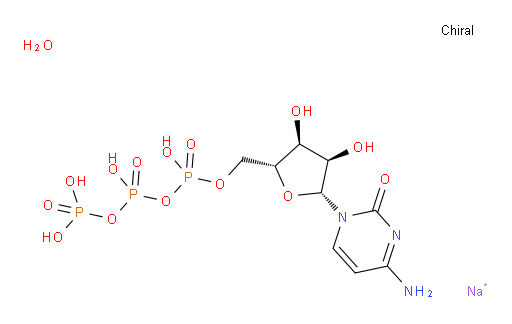 Cytidine 5′-(tetrahydrogen triphosphate), sodium salt, hydrate (1:2:2) (ACI)