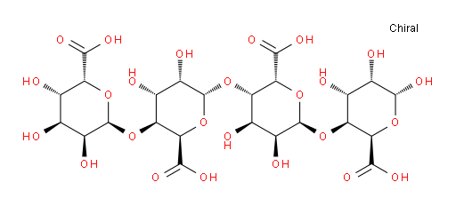 O-α-L-Gulopyranuronosyl-(1→4)-O-α-L-gulopyranuronosyl-(1→4)-O-α-L-gulopyranuronosyl-(1→4)-α-L-gulopyranuronic acid (ACI)