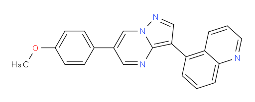 5-[6-(4-Methoxyphenyl)pyrazolo[1,5-a]pyrimidin-3-yl]quinoline (ACI)