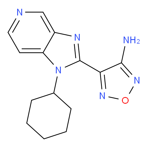 4-(1-Cyclohexyl-1H-imidazo[4,5-c]pyridin-2-yl)-1,2,5-oxadiazol-3-amine (ACI)