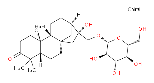 17-(β-D-Glucopyranosyloxy)-16-hydroxykauran-3-one (ACI)