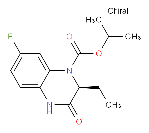 (S)-2-Ethyl-7-fluoro-3-oxo-3,4-dihydro-2H-quinoxaline-1-carboxylic acid isopropyl ester