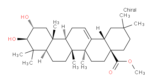 Methyl (2α,3β)-2,3-dihydroxyolean-12-en-28-oate (ACI)