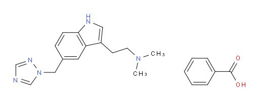 2-(5-((1H-1,2,4-triazol-1-yl)methyl)-1H-indol-3-yl)-N,N-dimethylethanamine benzoate