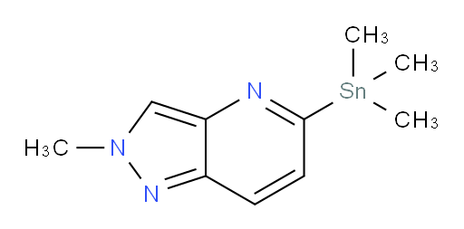 2-methyl-5-(trimethylstannyl)-2H-pyrazolo[4,3-b]pyridine