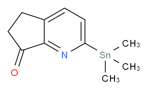 2-(trimethylstannyl)-5H-cyclopenta[b]pyridin-7(6H)-one