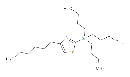 4-hexyl-2-(tributylstannyl)thiazole