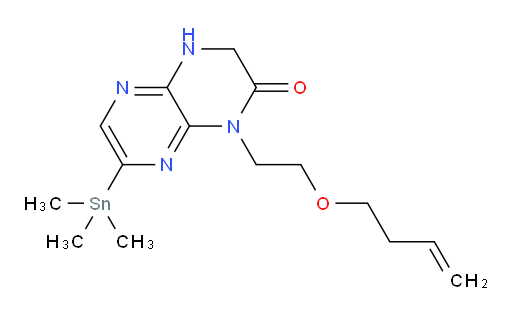 1-(2-(but-3-en-1-yloxy)ethyl)-7-(trimethylstannyl)-3,4-dihydropyrazino[2,3-b]pyrazin-2(1H)-one