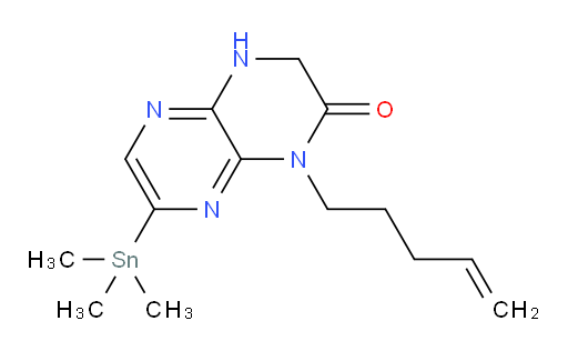 1-(pent-4-en-1-yl)-7-(trimethylstannyl)-3,4-dihydropyrazino[2,3-b]pyrazin-2(1H)-one