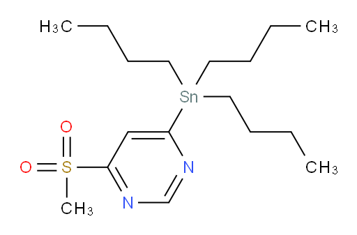 4-(甲基磺酰基)-6-(三丁基锡基)嘧啶