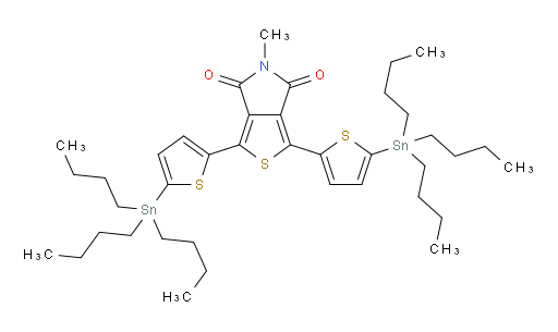 5-甲基-1,3-双(5-(三丁基锡基)噻吩-2-基)-4H-噻吩并[3,4-c]吡咯-4,6(5H)-二酮