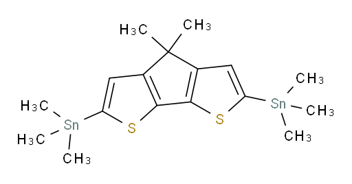 (4,4-二甲基-4H-环戊烷并[1,2-b:5,4-b']二噻吩-2,6-二基)双(三甲基锡烷)