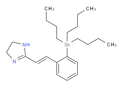 (E)-2-(2-(三丁基锡基)苯乙烯基)-4,5-二氢-1H-咪唑