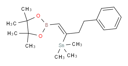 (Z)-三甲基(4-苯基-1-(4,4,5,5-四甲基-1,3,2-二氧杂环己硼烷-2-基)丁-1-烯-2-基)锡烷