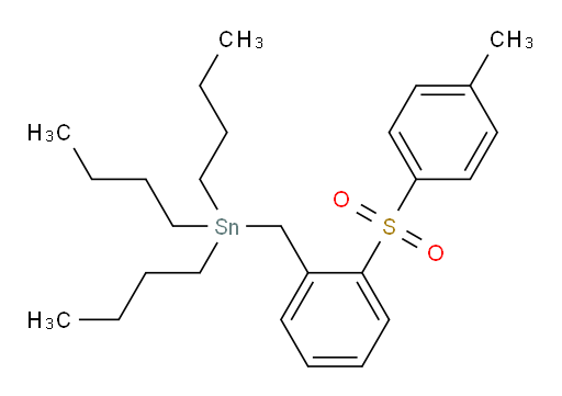 三丁基(2-对甲苯磺酰基苄基)锡烷