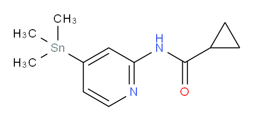 N-(4-(三甲基锡基)吡啶-2-基)环丙烷甲酰胺
