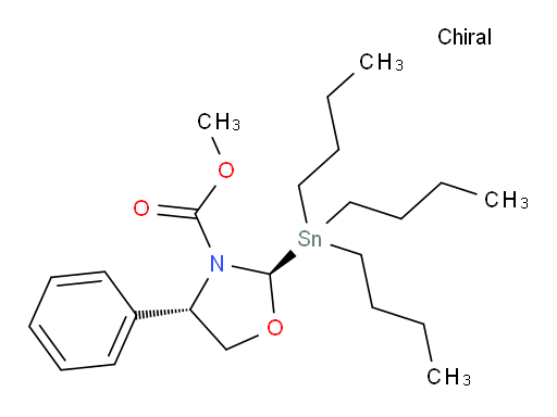 (2R,4S)-甲基 4-苯基-2-(三丁基锡基)噁唑烷-3-甲酸酯