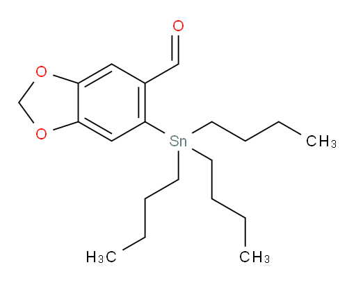 6-(三丁基锡基)苯并[d][1,3]二氧杂环戊烷-5-甲醛