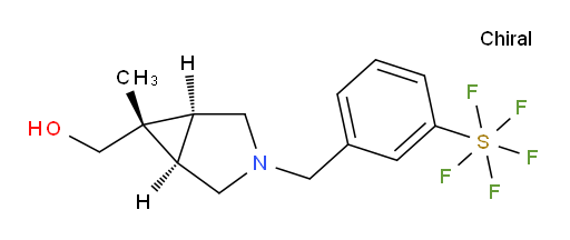 ((1R,5S,6r)-3-(3-(pentafluoromercapto)benzyl)-6-methyl-3-azabicyclo[3.1.0]hexan-6-yl)methanol