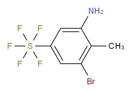 (3-Amino-5-bromo-4-methylphenyl)sulfur pentafluoride