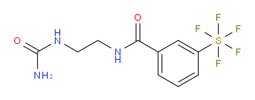 3-(pentafluoromercapto)-N-(2-ureidoethyl)benzamide