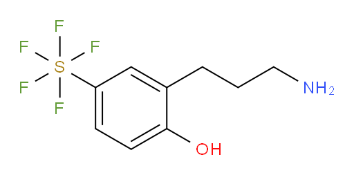 [3-(3-Aminopropyl)-4-hydroxyphenyl]sulfur pentafluoride