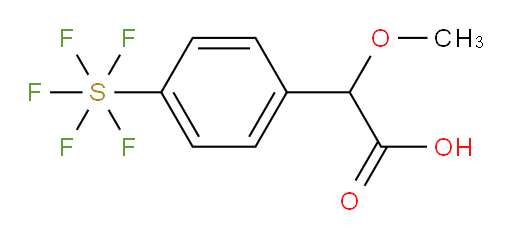 2-(4-(pentafluoromercapto)phenyl)-2-methoxyacetic acid
