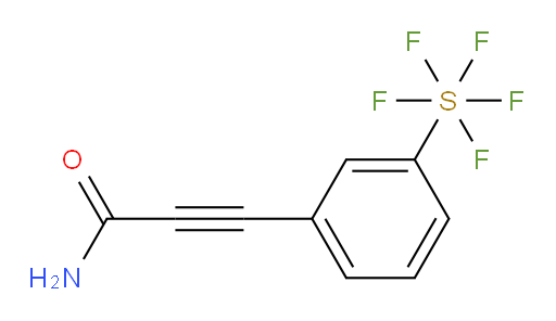 3-(3-(pentafluoromercapto)phenyl)propiolamide