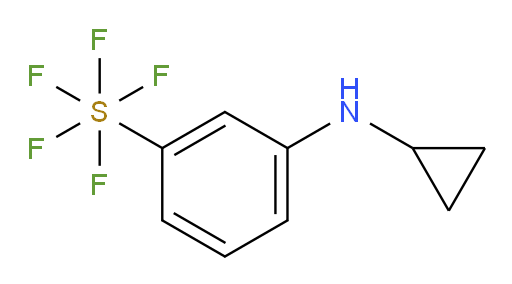 [3-(Cyclopropylamino)phenyl]sulfur pentafluoride