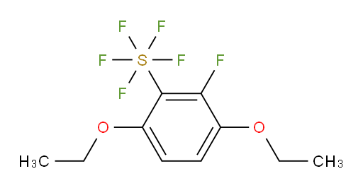 (3,6-Diethoxy-2-fluorophenyl)sulfur pentafluoride