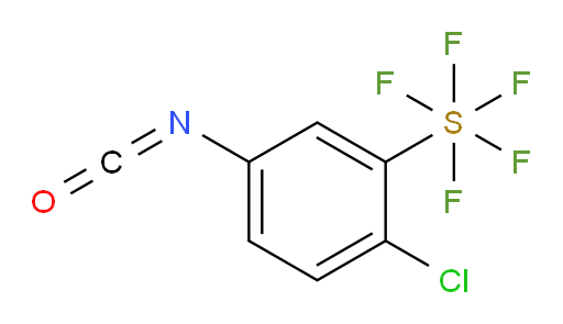 (2-Chloro-5-isocyanatophenyl)sulfur pentafluoride