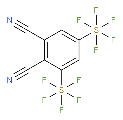 2-cyano-3,5-di(pentafluoromercapto)benzonitrile
